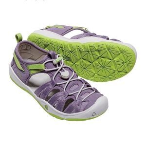 Keen Moxie Washable hiking waterproof sandal purple kids girls - 2 NEW